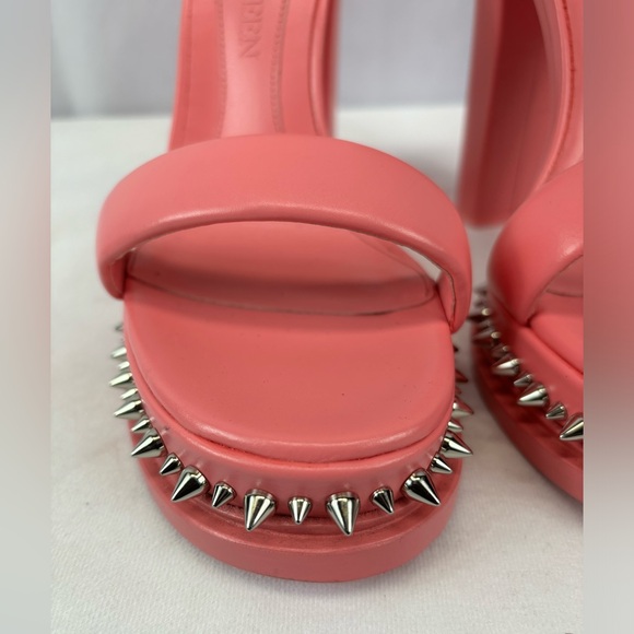 ALEXANDER MCQUEEN
Studded Block Heel Leather Sandals - Picture 3 of 10